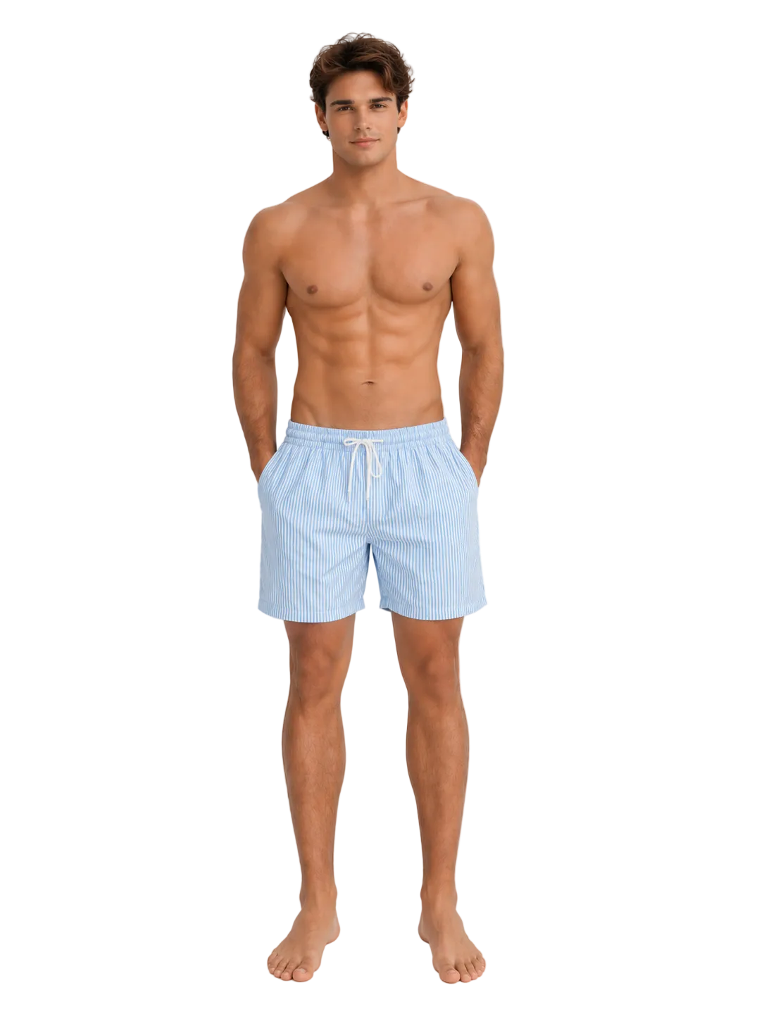 Costa Shorts in Blue & White