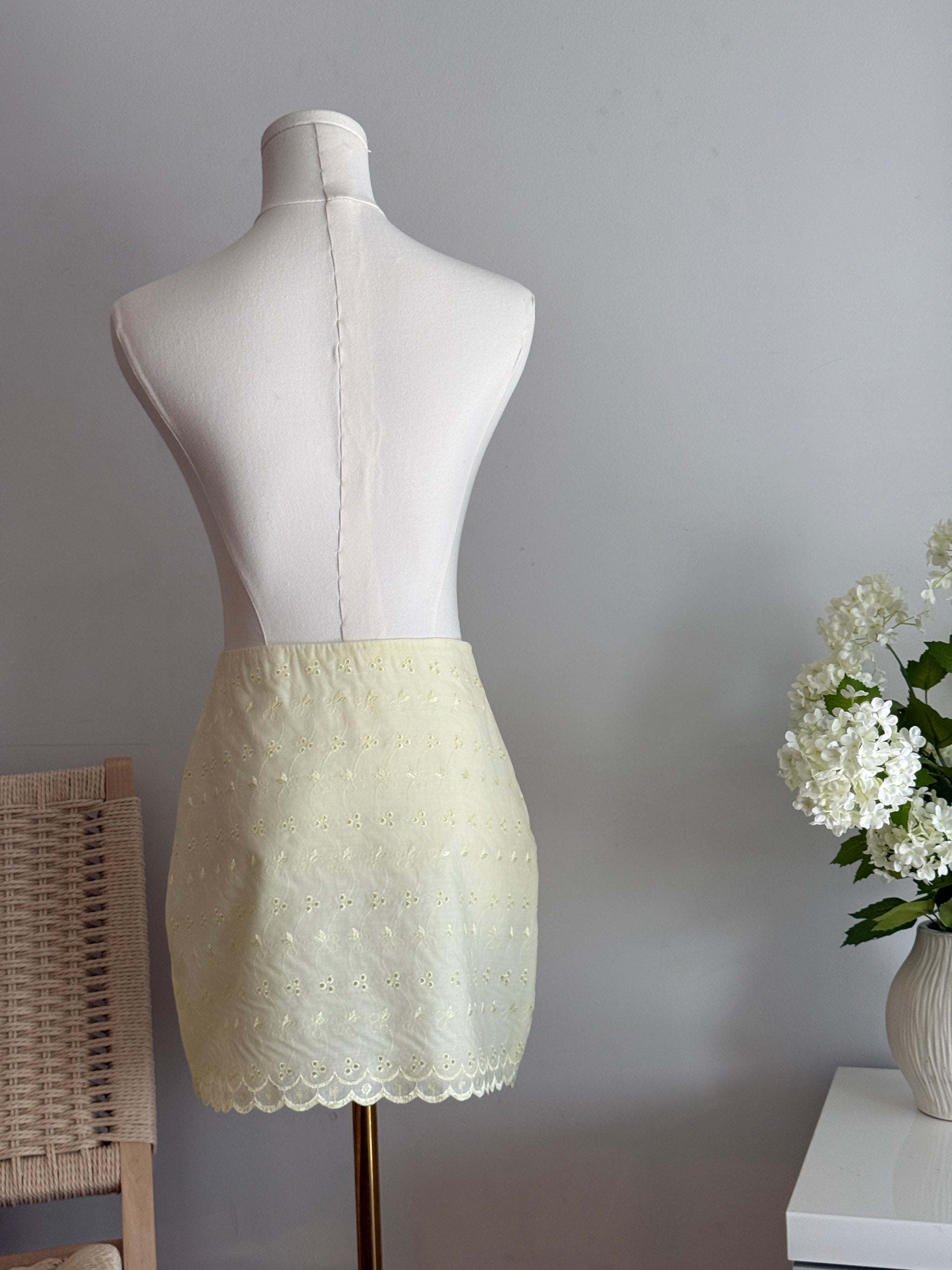 Lemon Drop Mini Skirt