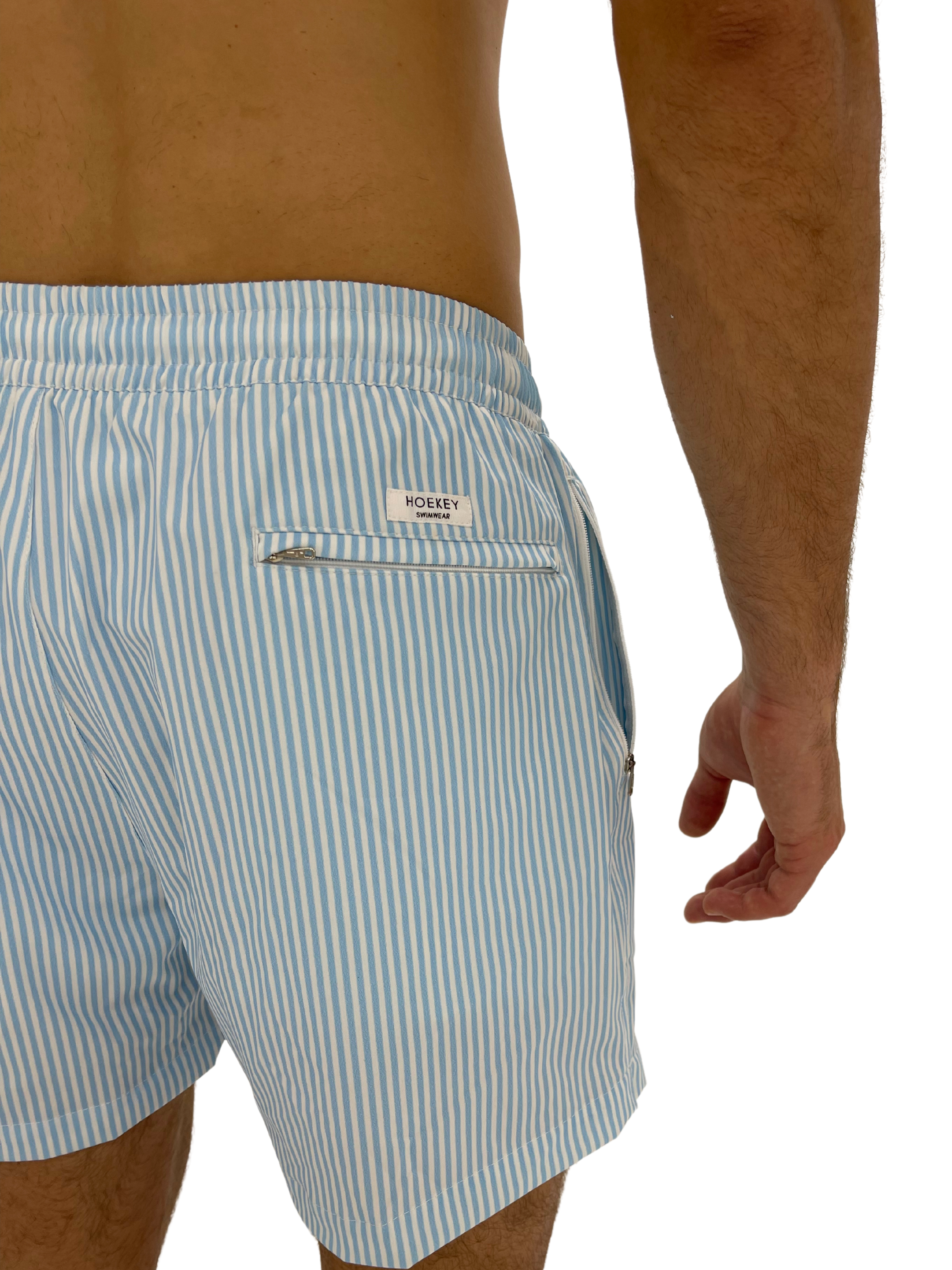 Costa Shorts in Blue & White