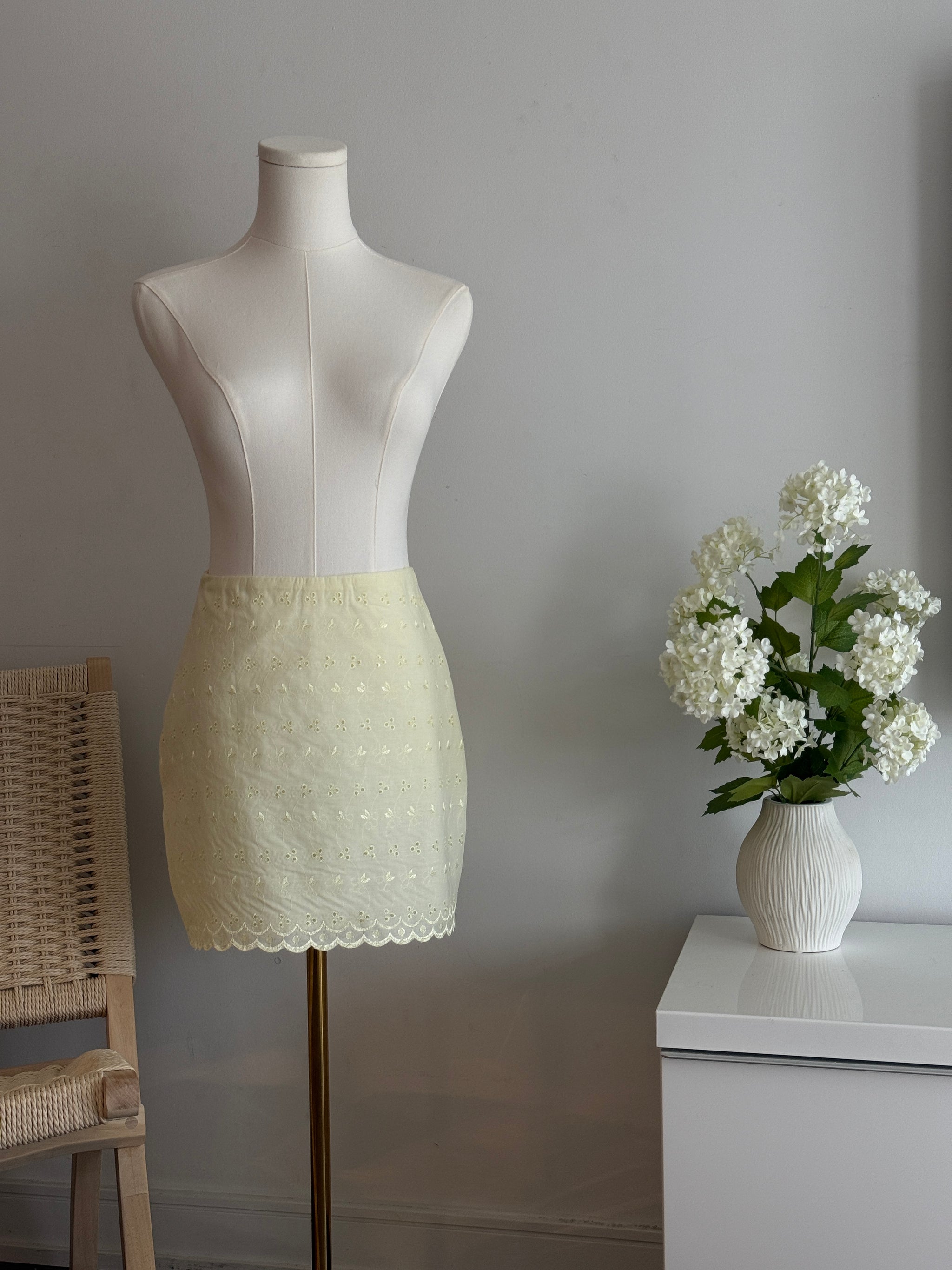 Lemon Drop Mini Skirt