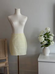 Lemon Drop Mini Skirt