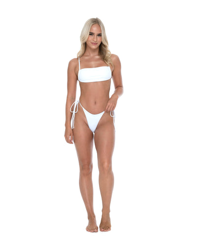 Capri Bikini Top in White